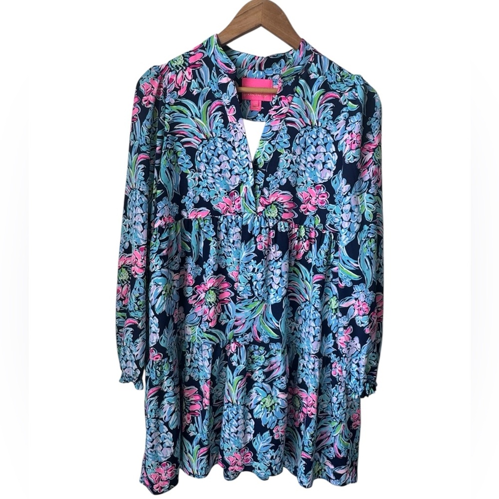 Lilly Pulitzer Winona Stretch Pineapple Dress